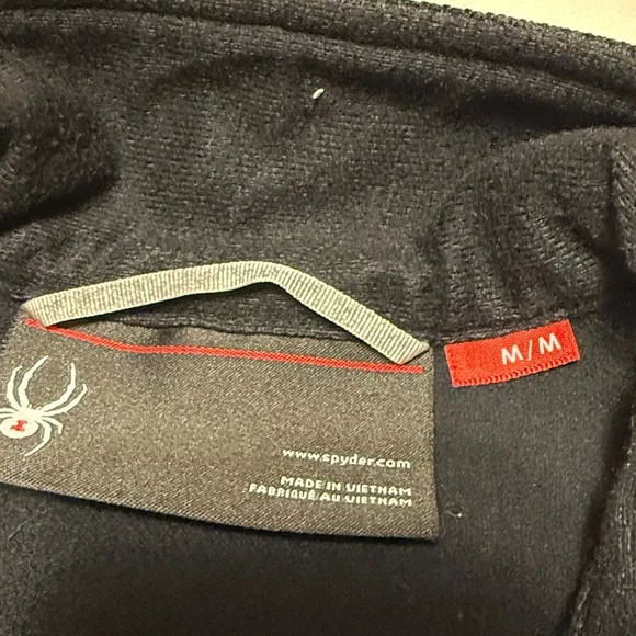 Spyder Black Zip-Up Vest - Picture 5 of 5